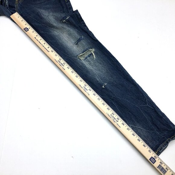 Aeropostale Men's size 32 x 32 Jeans Skinny Distressed Straight Leg - Picture 5 of 10
